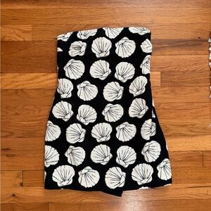 abercrombie seashell strapless dress